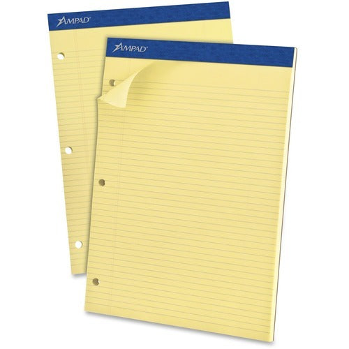 TOPS Tops TOP20246 Canary Writing Pad 100 Sheets 8x11 in