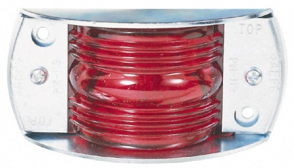 PETERSON MANUFACTURING Peterson 119R Red Lens Reflector Rectangular Surface Mount