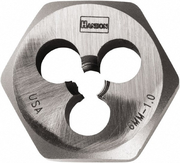 IRWIN Irwin 9727ZR Hex Rethreading Die M6x1 1 Inch Hex Carbon Steel