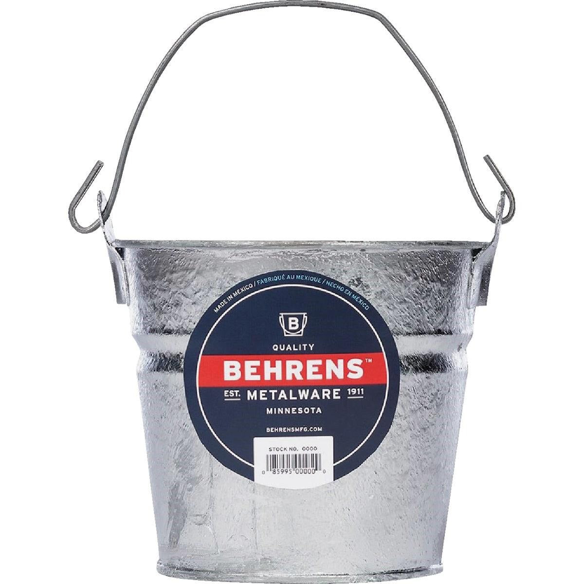 BEHRENS Behrens 1202 Pail, 2 Qt Capacity, Steel