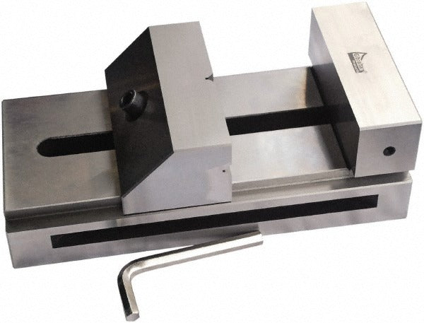 GIBRALTAR Gibraltar TVS-60 Toolmaker Vise 5-29/32 in Flat Jaw Steel