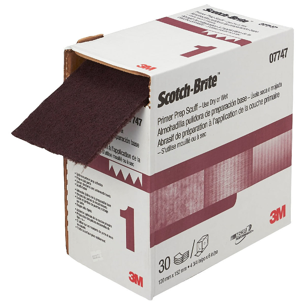 3M 3M 7000046123 Scotch-Brite Primer Prep Scuff Very Fine (4-3/4 in x 15 ft) 3MA051131-07747