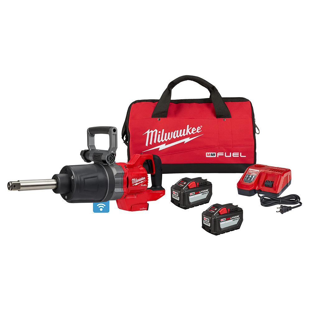 Milwaukee 2869-22HD M18 Fuel High Torque Impact Wrench 1 In D-Handle ONE-KEY Kit