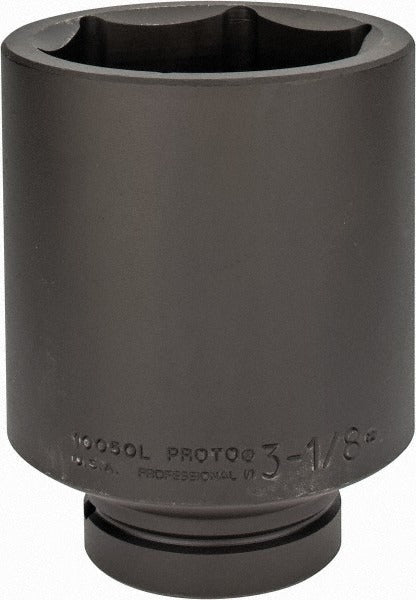 PROTO Proto J10050L Impact Socket 1 in Drive 3-1/8 in 6-point