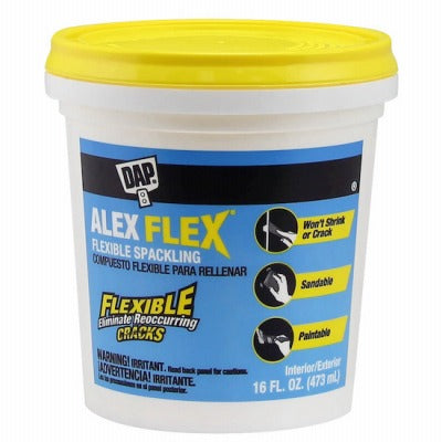 DAP Dap Inc 18742 Alex Flex Flexible Spackling 1 Pint