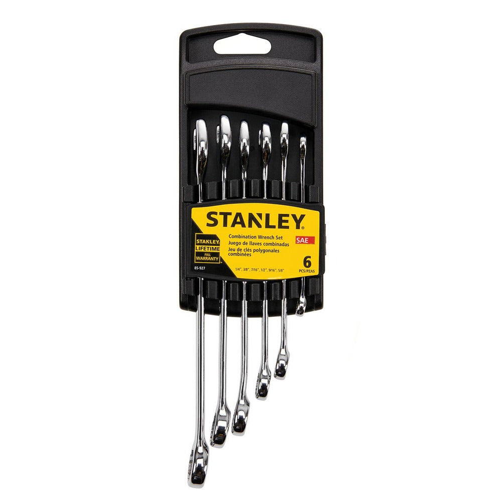 STANLEY Stanley 85-927 Combination Wrench Set 1/4-5/8 in 6 Pc