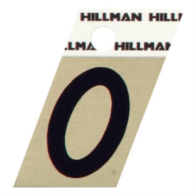 HILLMAN Hillman Fasteners 840522 Reflective Adhesive Letter O 6 Pack