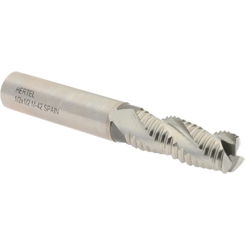 HERTEL Hertel 91192153 Roughing End Mill 1/2 in 3 Flute Cobalt