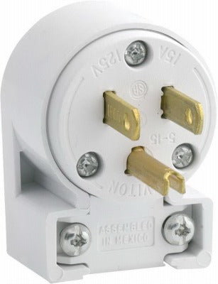 LEVITON Leviton Mfg Co 020-515AN-00W 15A Angle Plug 2P 3W