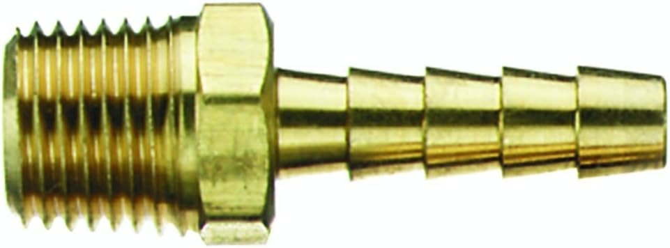 TRU-FLATE Tru-Flate 21-143 3/8 in barb to 1/4 in MNPT brass hose end (pack)