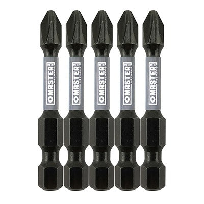 DISSTON CO Disston Company 255385 Phillips 2 Impact Bits 2in 5 Pack