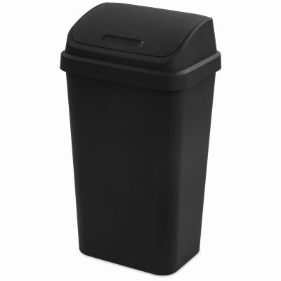 STERILITE Sterilite 10889004 Swing Top Wastebasket 13.2 Gallon
