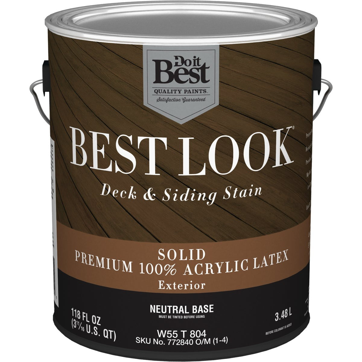 BSC PREFERRED Bsc Preferred W55T00804-16 Exterior Latex Neutral Stain