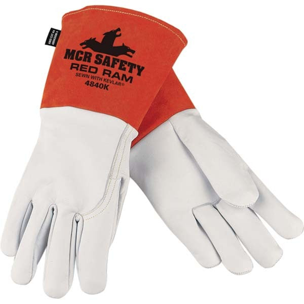 MCR SAFETY Mcr Safety 4840KXL Welding Gloves Leather Gauntlet Xl