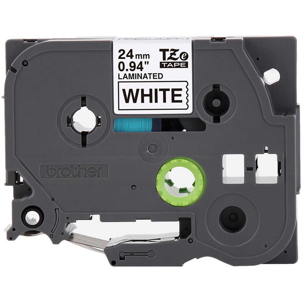 BROTHER Brother TZE251 Thermal Transfer Label Tape White Polyester