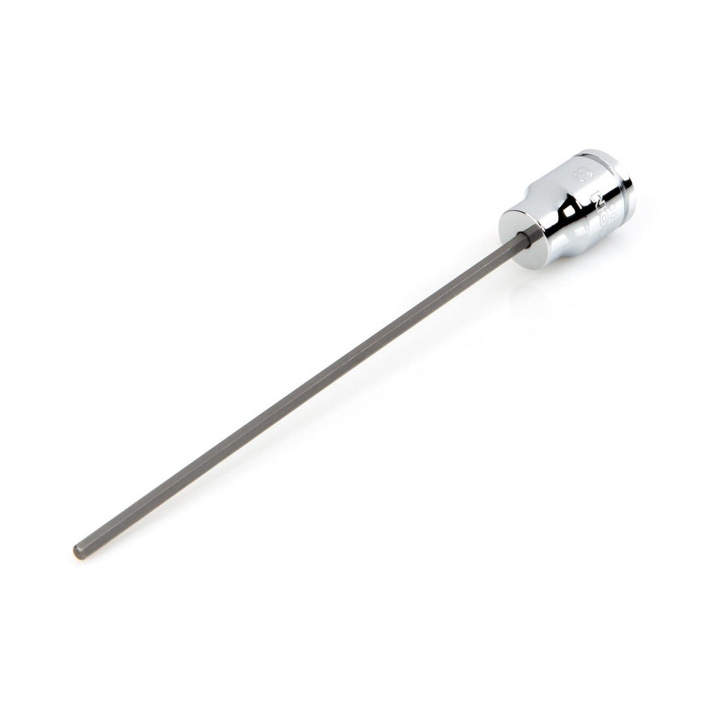 TEKTON Tekton SHB13400 Long Hex Bit Socket 3/8 in Drive 3 Mm
