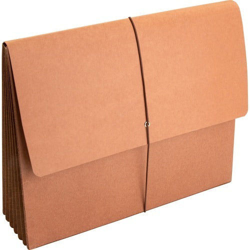 BUSINESS SOURCE Business Source BSN26575 Accordion Wallet Brown