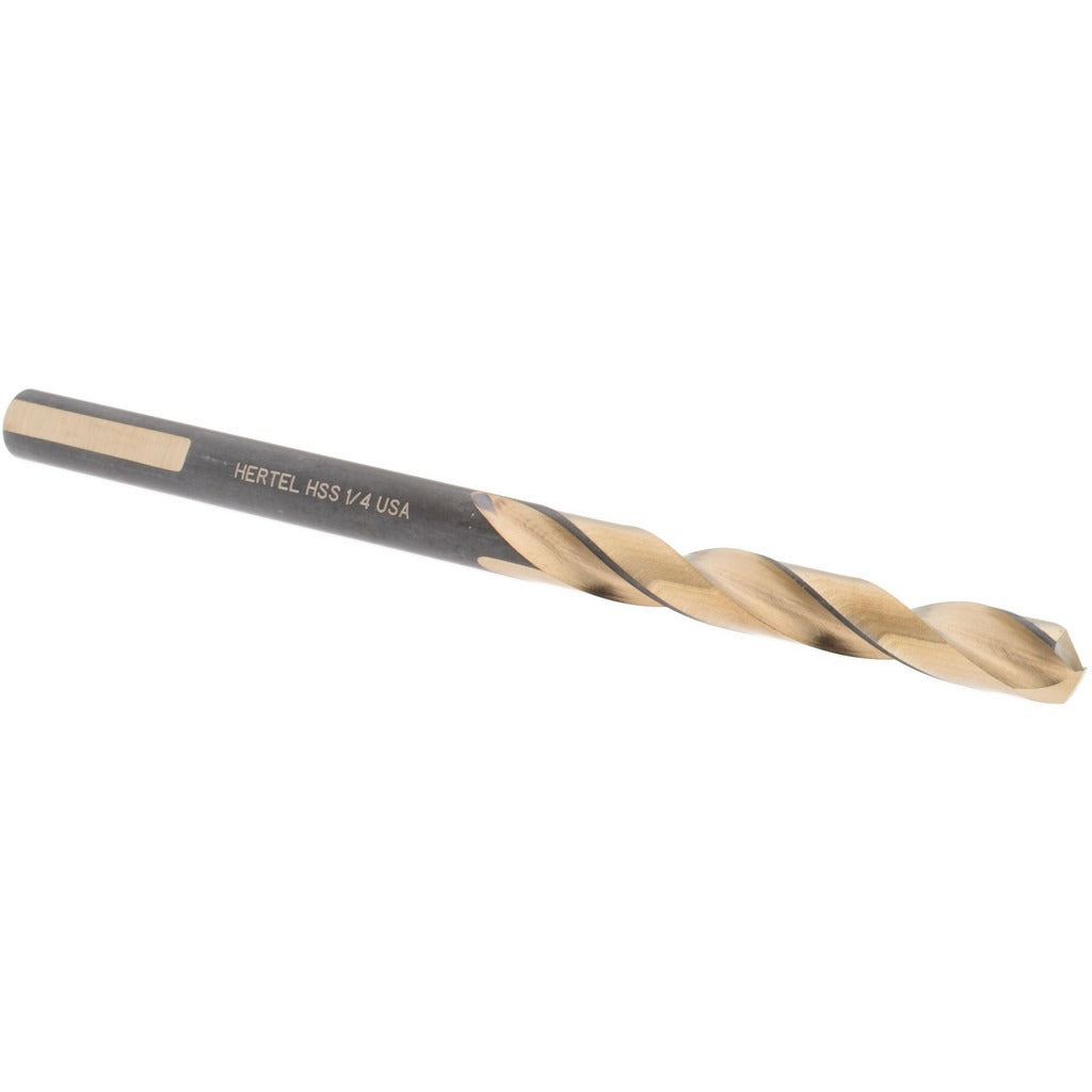 HERTEL Hertel H95006012 Jobber Drill Bit 1/4 in 137 Deg Hss
