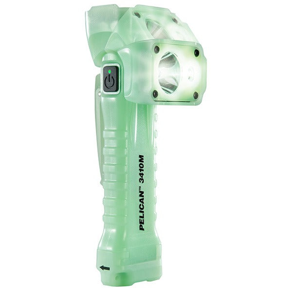 PELICAN Pelican 3410M Flashlight Flood LED Magnet Clip 653 Lumens (Right Angle)