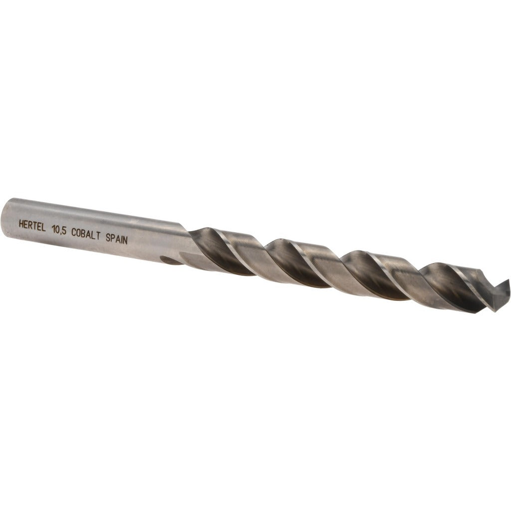 HERTEL Hertel 42295 Cobalt Jobber Drill 10.50mm 135 Deg Split Point