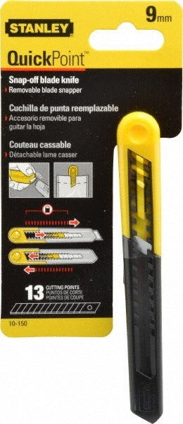STANLEY Stanley 10-150 Snap-blade Knife 5-3/32 in Yellow Handle