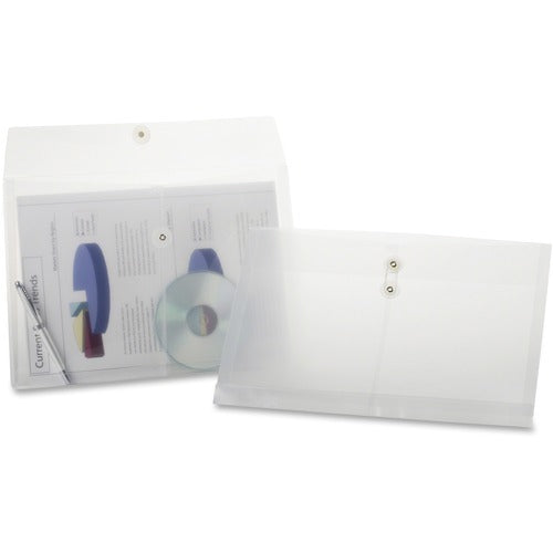 PENDAFLEX Pendaflex PFX638143 Legal Size Clear Poly Envelope 3-pack