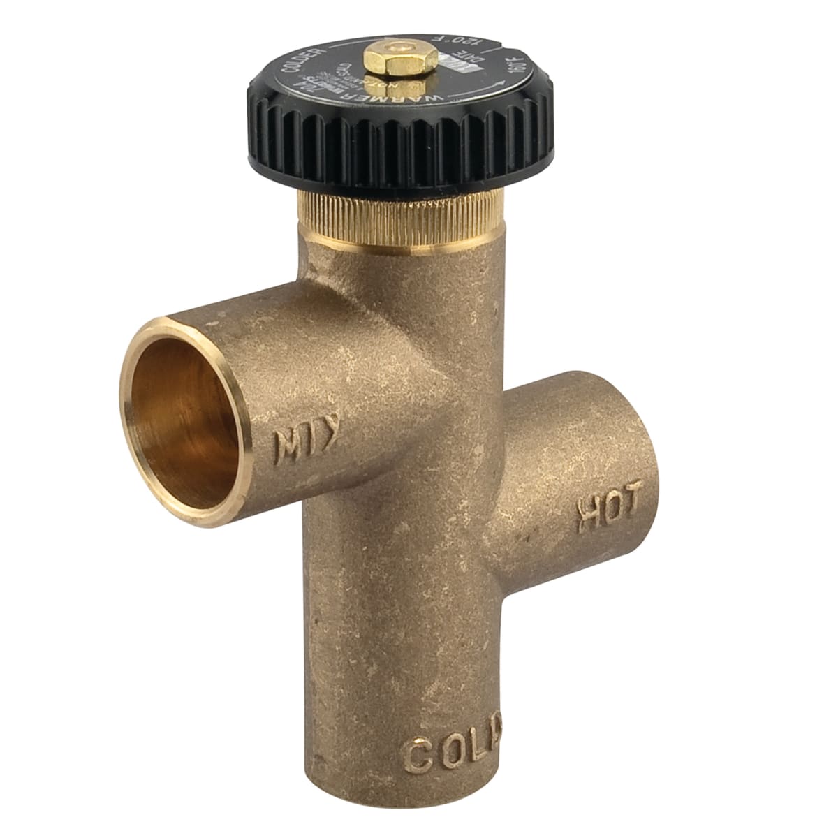 Watts 0559133 3/4 Brass Lead Free Hot Water Extender Mixing Valve