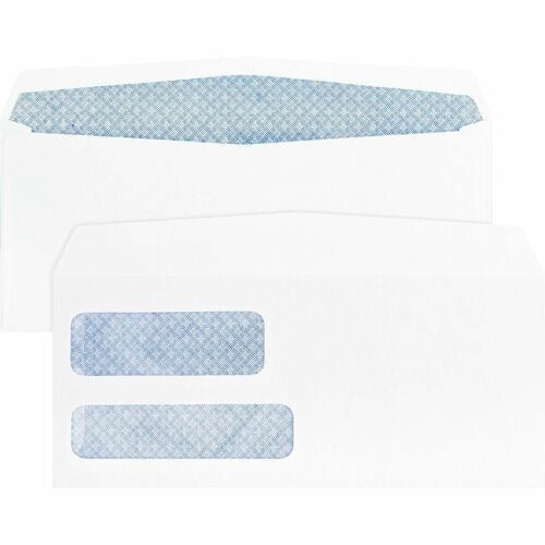 BUSINESS SOURCE Business Source BSN36680 No 9 Double Window Envelope 500ct