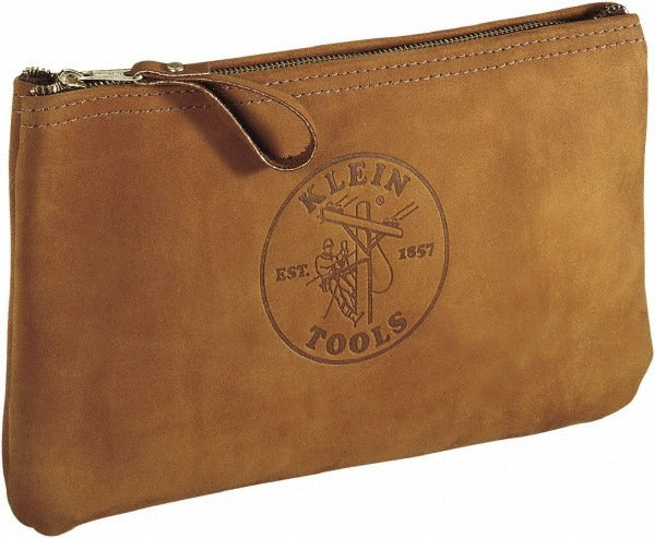 KLEIN TOOLS Klein Tools 5139L Leather Zipper Bag 1 Pocket
