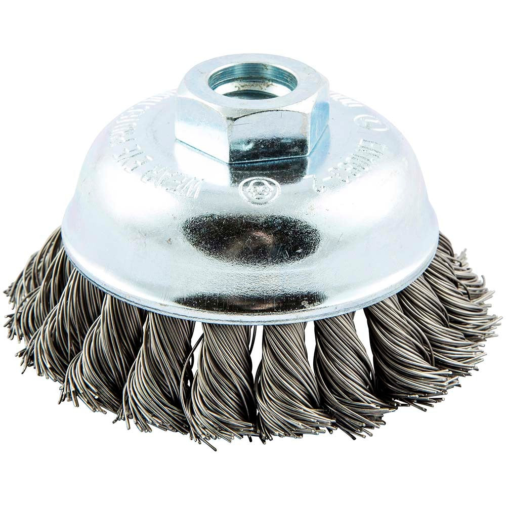 NORTON Norton 66252838868 Knotted Cup Brush 3.5in Carbon Steel