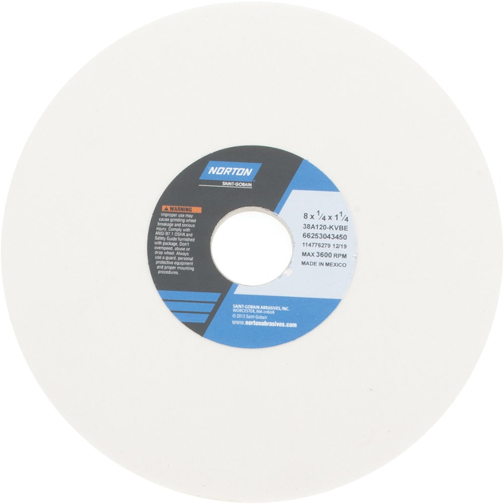 NORTON Norton 66253043450 Surface Grinding Wheel 8in 120 Grit