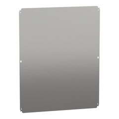 Schneider Electric NSYMM108 Square D 29.5 Inch x 37.4 Inch Plain Galvanized Steel Mounting Plate