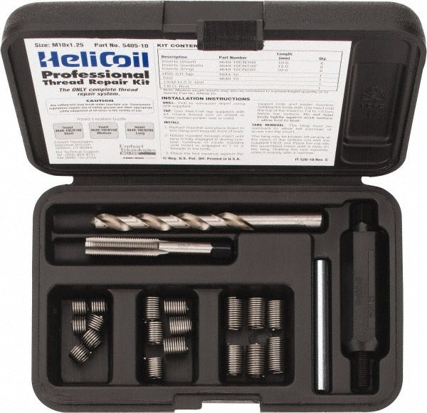 HELI-COIL Heli-coil 5405-10 Thread Repair Kit M10x1.25 18 Inserts