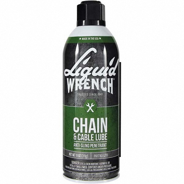 LIQUID WRENCH Liquid Wrench L711 Chain Cable Lubricant Aerosol 11 Oz