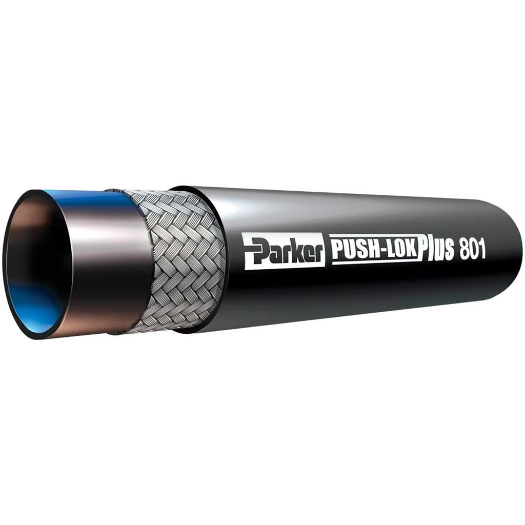 PARKER Parker 801-4-BLK-RL Push-on Air Hose 1/4 in 600 Ft 350 Psi
