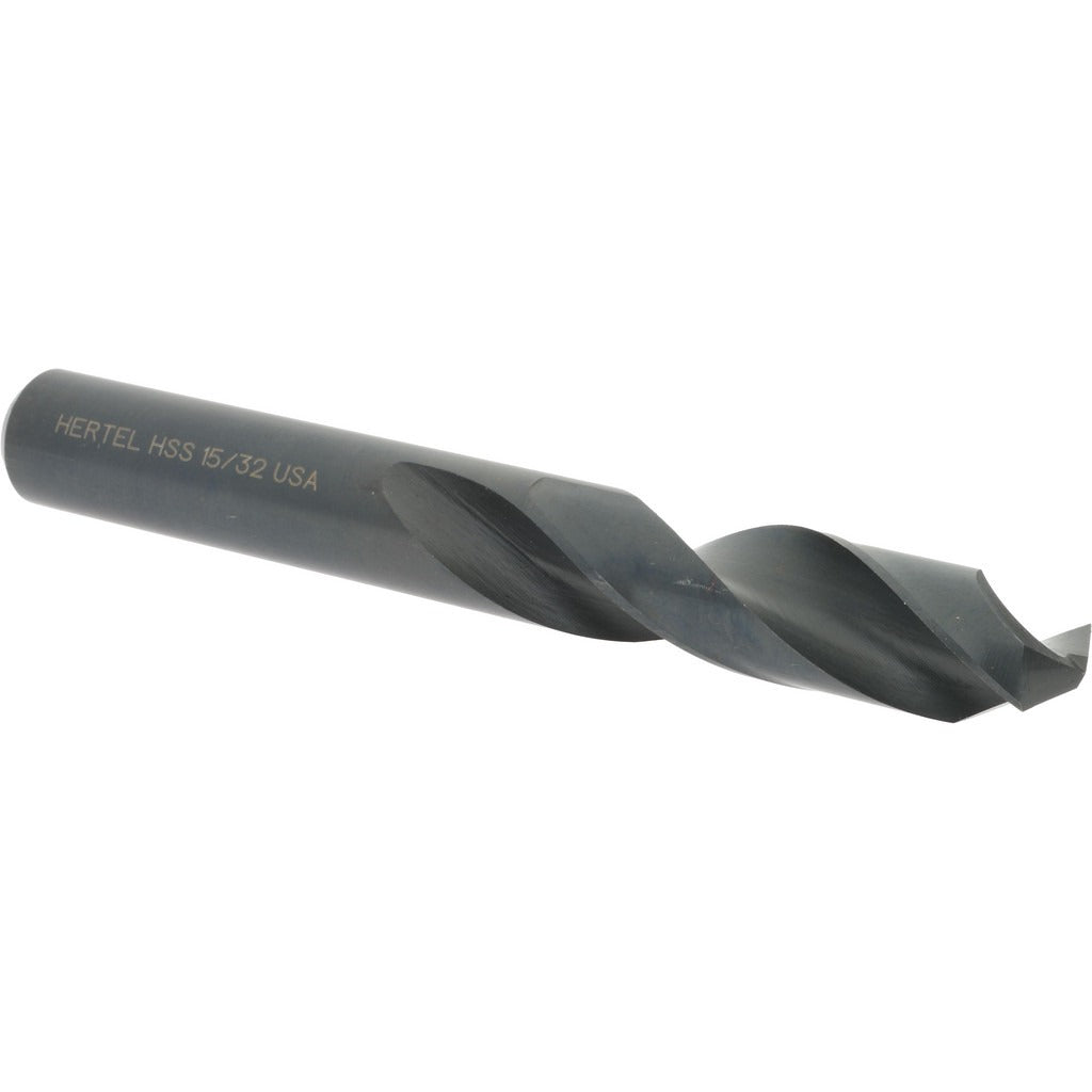 HERTEL Hertel 2386068 Screw Machine Drill Bit 15/32 in Hss