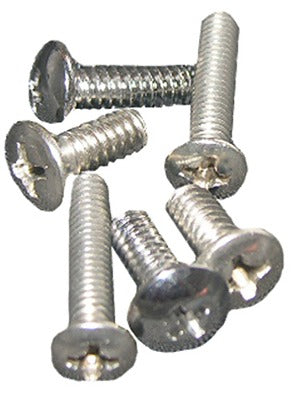 LASCO Larsen Supply Co. XS-600 Chrome Faucet Handle Screw 6 Count