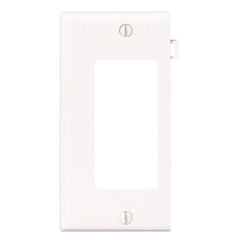 Leviton PSE26-W GFCI Wallplate 1-Gang Sectional Thermoplastic Nylon White