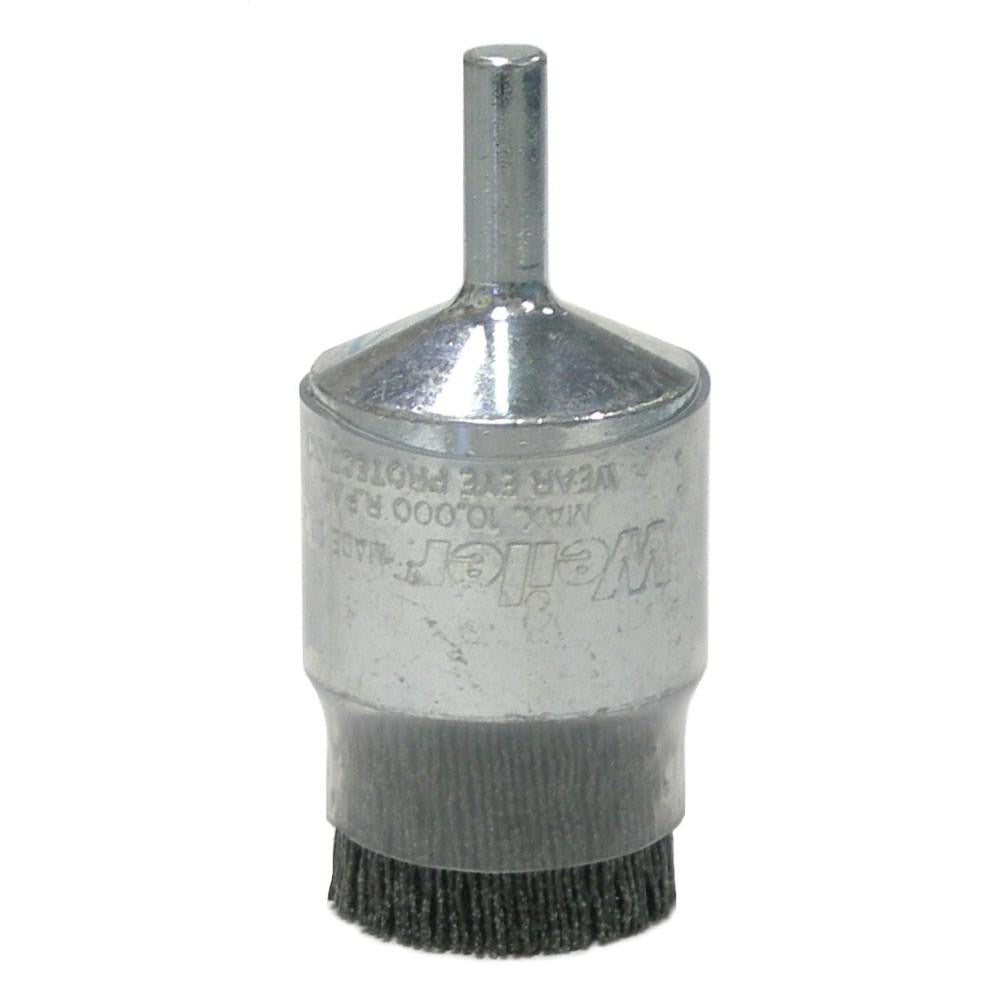 WEILER Weiler 86105 End Brush 1 in Nylon Crimped Wire 10000 Rpm