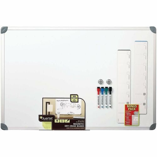 QUARTET Quartet QRT79378 Magnetic Dry-erase Board 3x2 Ft Grid