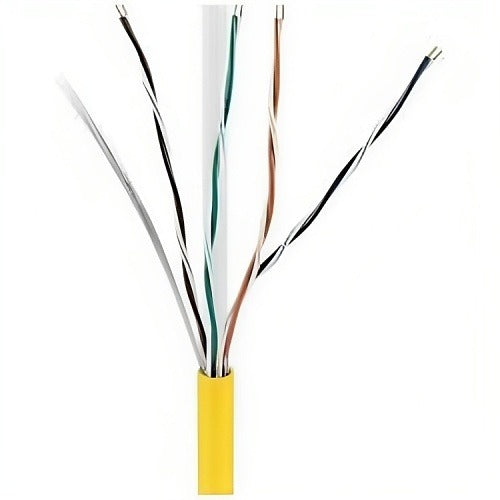 ADI PRO Adi Pro Wire CAT6PYW Cat6 Plenum Cable Yellow 1000 Ft