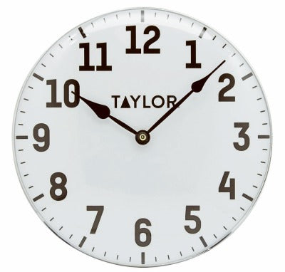 TAYLOR PRECISION PRODUCTS Taylor Precision Products 166 Dial Clock 12 Inches