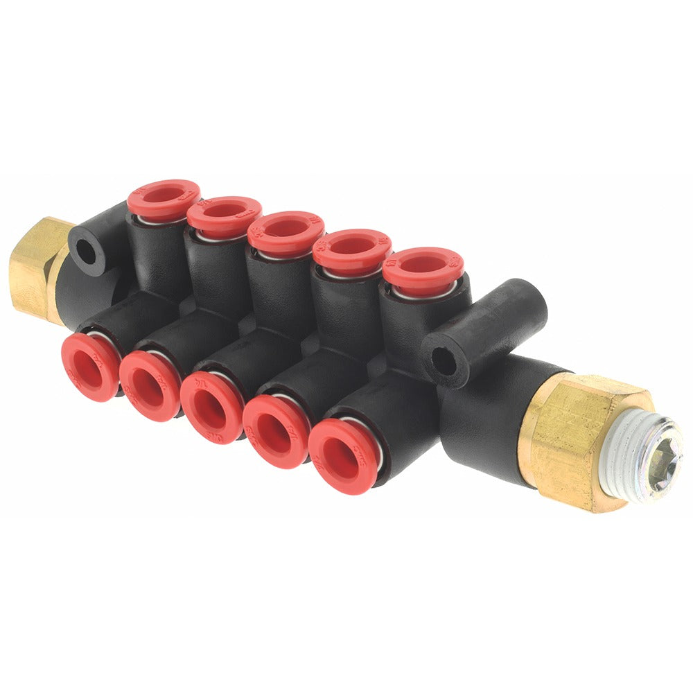 SMC Smc Pneumatics KM12-07-35-10 Pneumatic Manifold 10-port