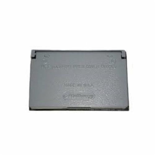 MULBERRY METAL PRODUCTS Mulberry Metal Products 30451 Self-Closing Weatherproof GFCI Receptacle Cover 1-Gang Horizontal