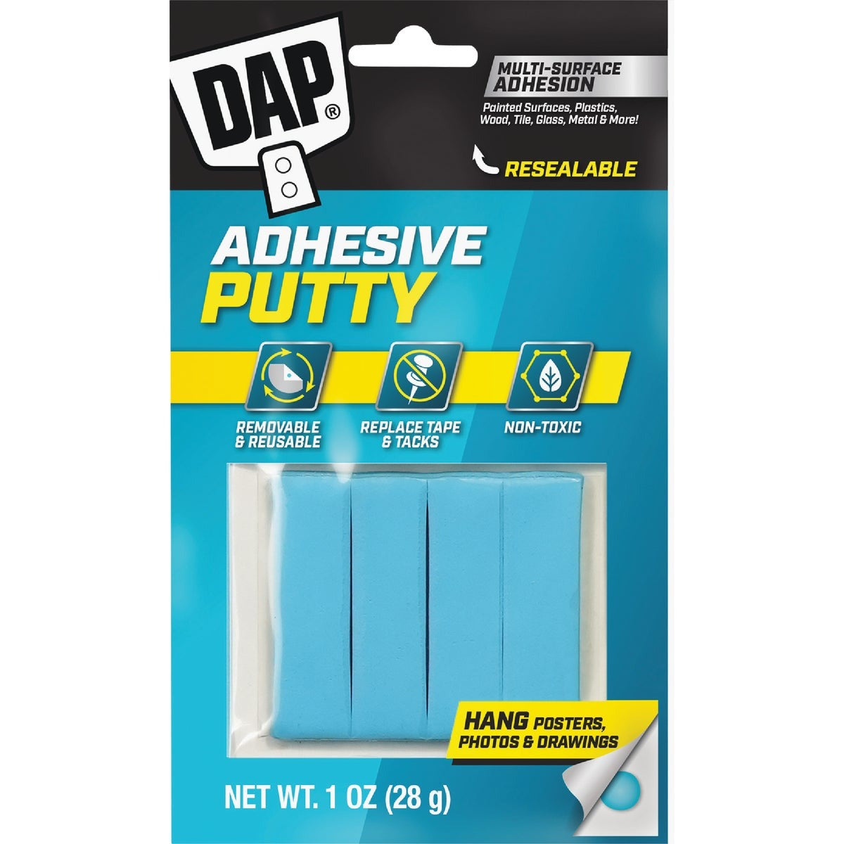 DAP Dap 7079801201 Reusable Adhesive Putty Multi-surface