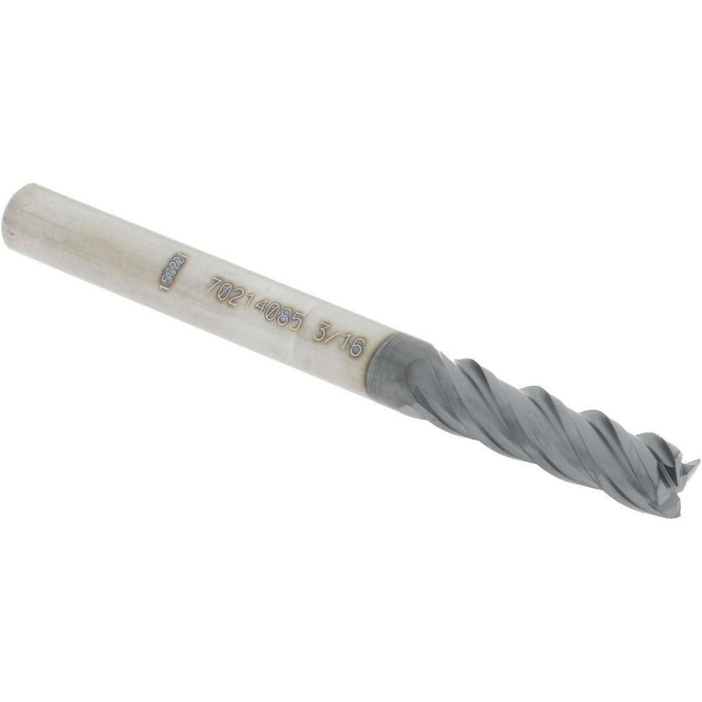 ACCUPRO Accupro 12180419 Square End Mill 3/16 Inch 4 Flute Carbide