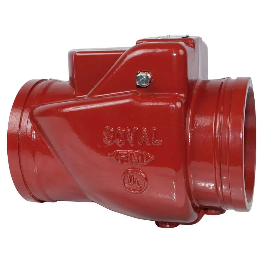 SOVAL SOVAL 823-040 Ductile Iron UL/FM Grooved End Swing Check Valve 4 inches