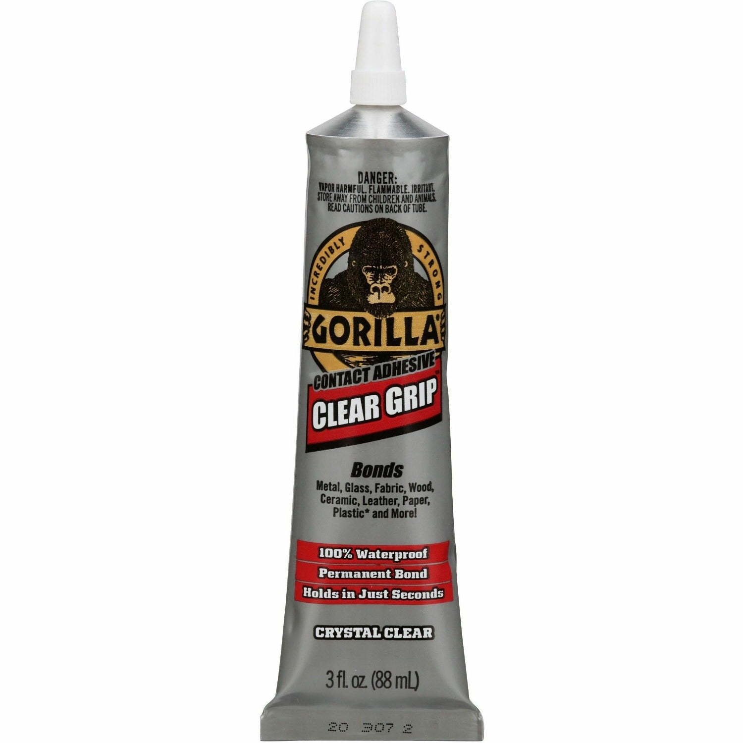 GORILLA Gorilla GOR8040001 Clear Grip Contact Adhesive (3 fl oz, 1 Each)