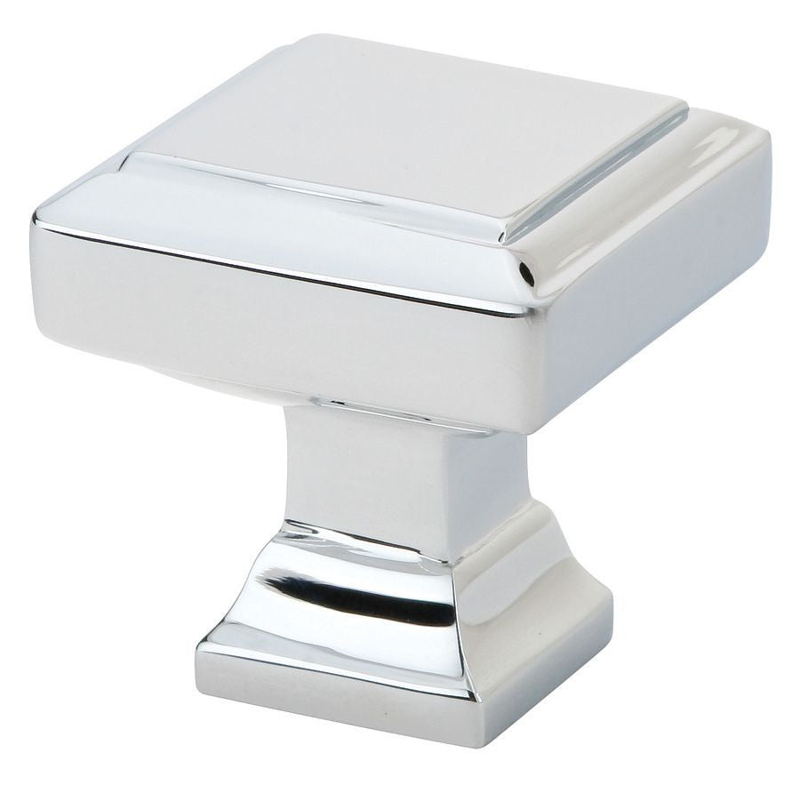 EMTEK Emtek 86295US26 Geometric Square Cabinet Knob Polished Chrome