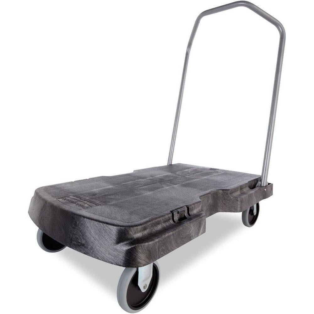 RUBBERMAID Rubbermaid FG440100BLA Platform Truck Folding Handle 500 Lbs
